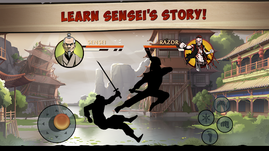 Shadow Fight 2 gameplay on mobile